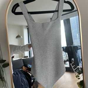 Knitted Grey Body Suit Never Worn